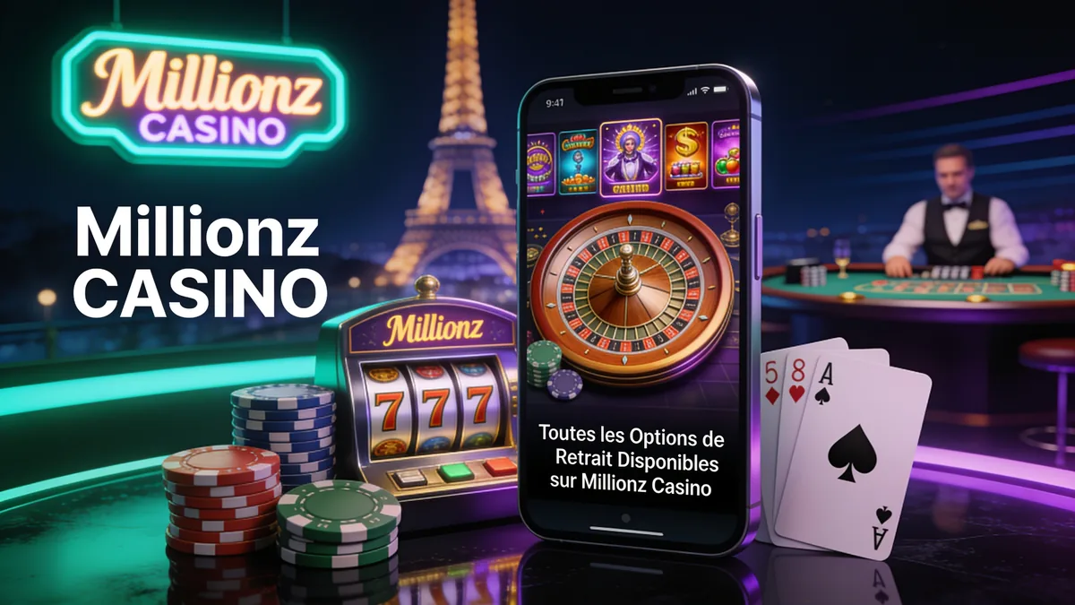 Toutes les Options de Retrait Disponibles sur Millionz Casino pour les joueurs en France